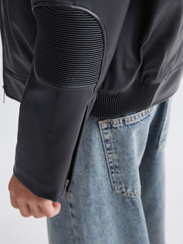 Moudda LC Waikiki - Manteau en cuir PU light pour Hommes - Tunisie 3