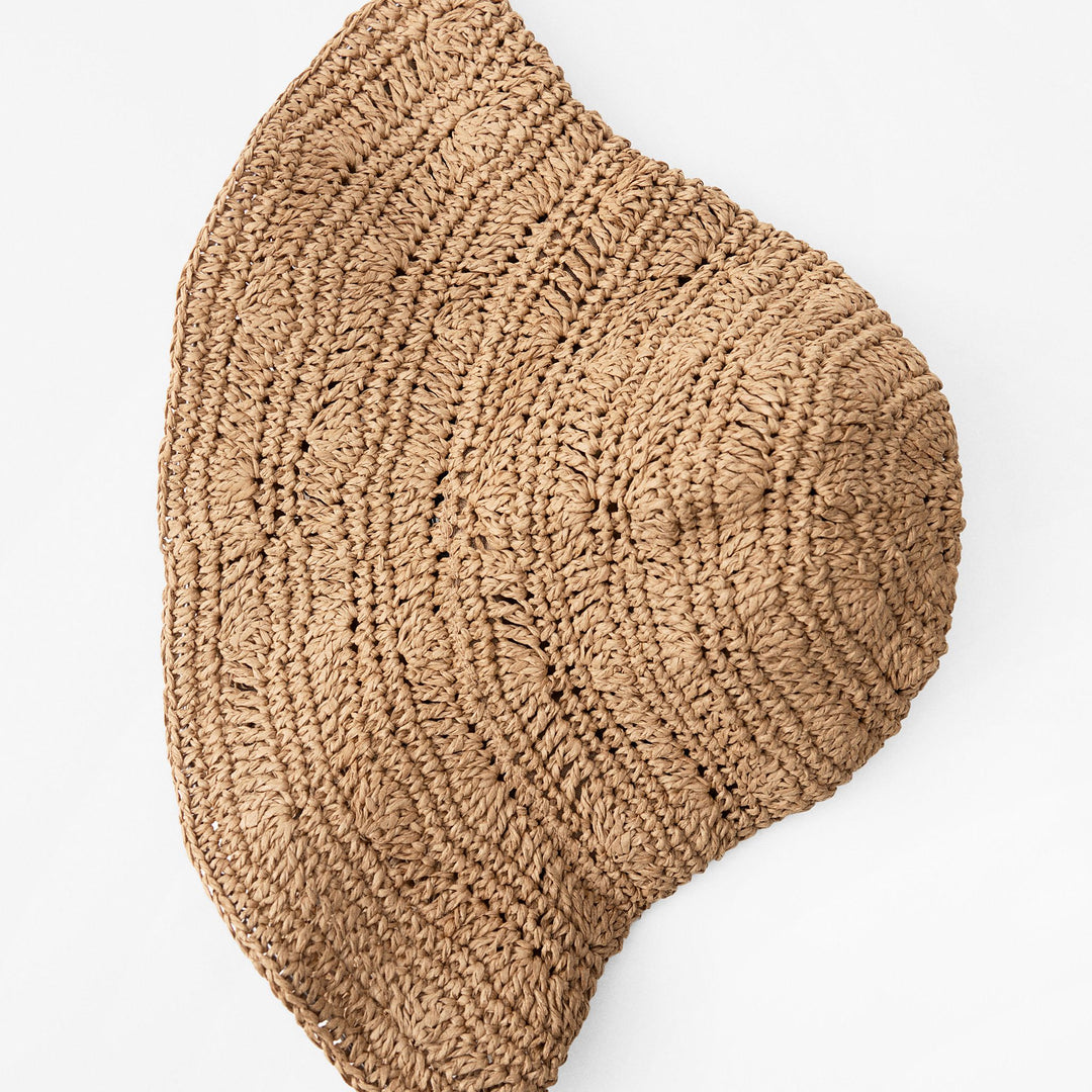 Moudda ZARA - Chapeau papier tressé foncé - Tunisie 1