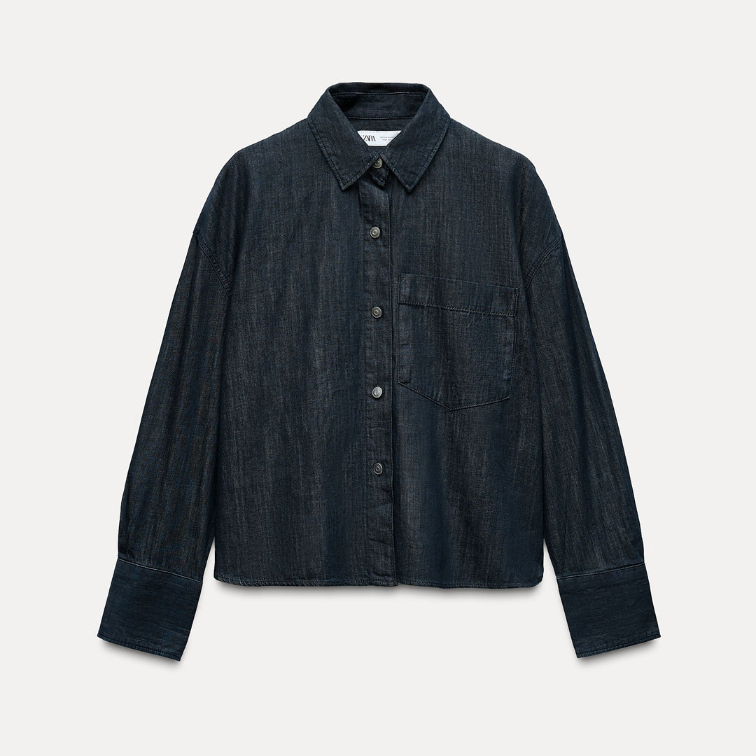 Moudda ZARA - Chemise poche rapportée manches longues - Tunisie 1