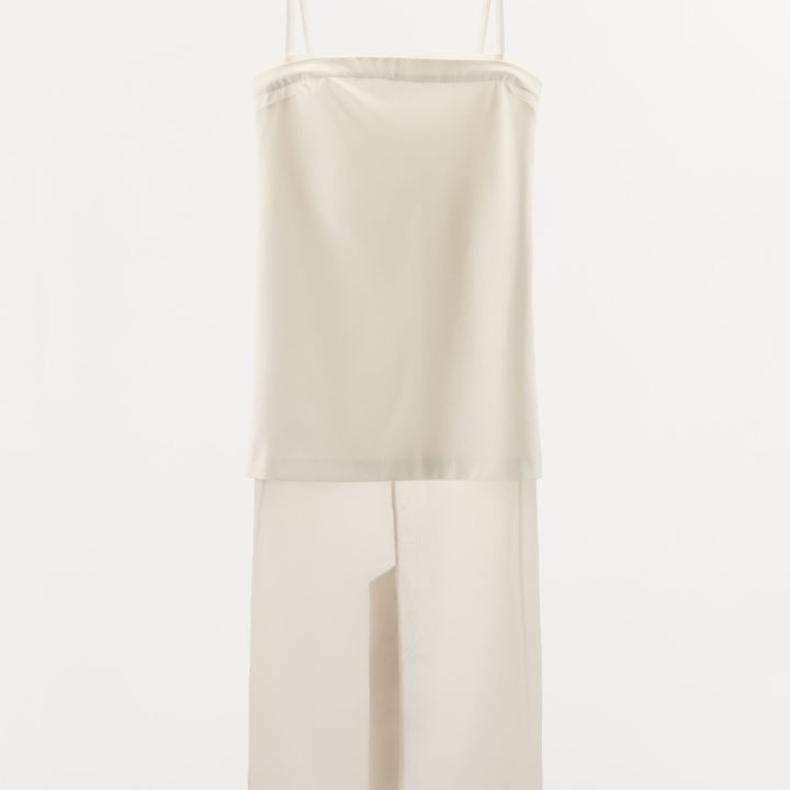 Moudda ZARA - Robe Midi Laine Froide - Bretelles & Organza - Tunisie 1