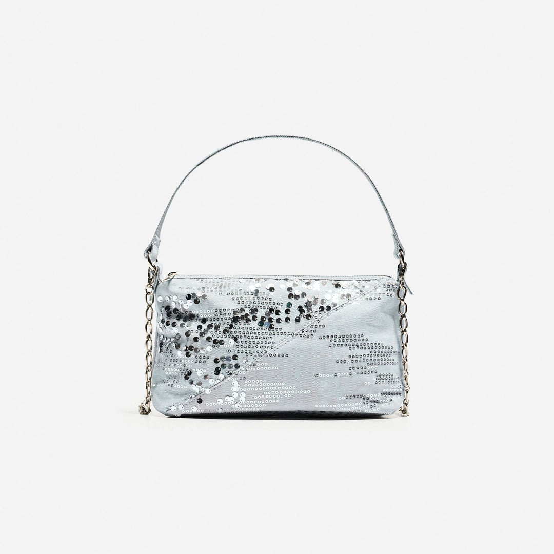 Moudda BERSHKA - Petit Sac Denim - Sequins - Tunisie 1