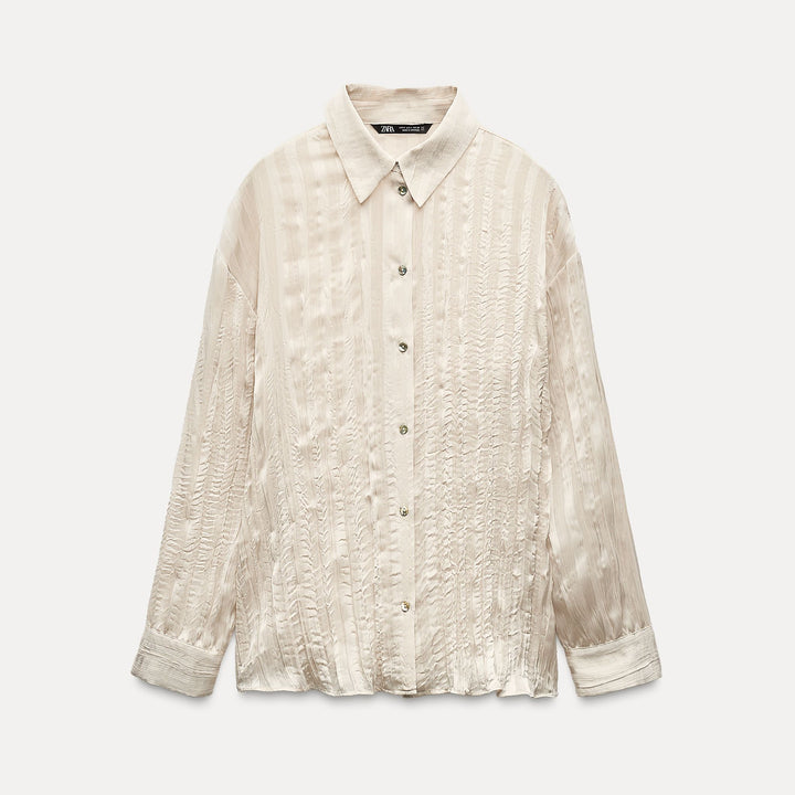 Moudda ZARA - Chemise plissée manches longues - Tunisie 2