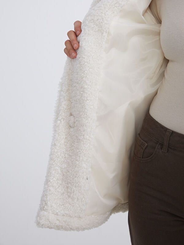 Moudda LC Waikiki - Manteau aspect laine pour Femmes - Tunisie 4