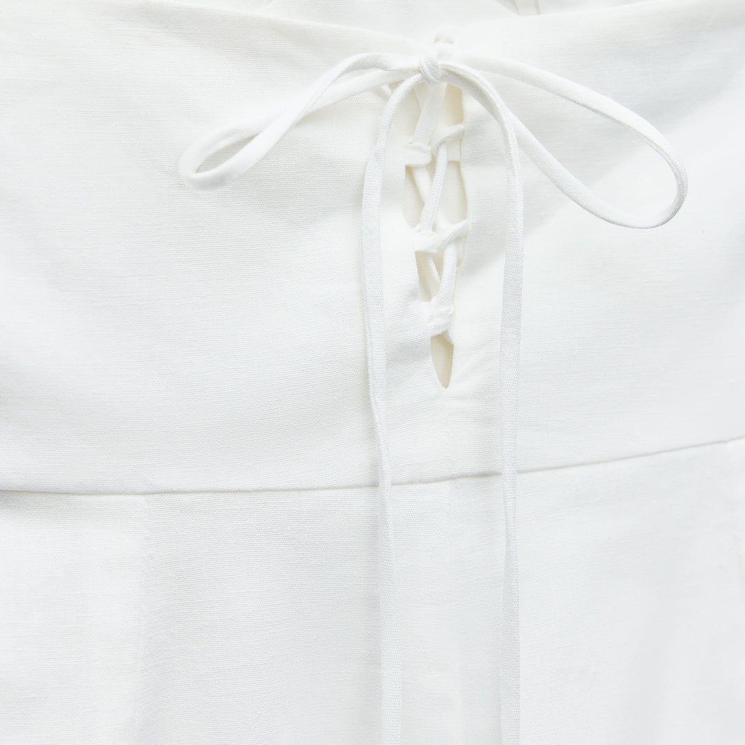 Moudda ZARA - Robe mi-longue corset en lin extensible - Tunisie 1