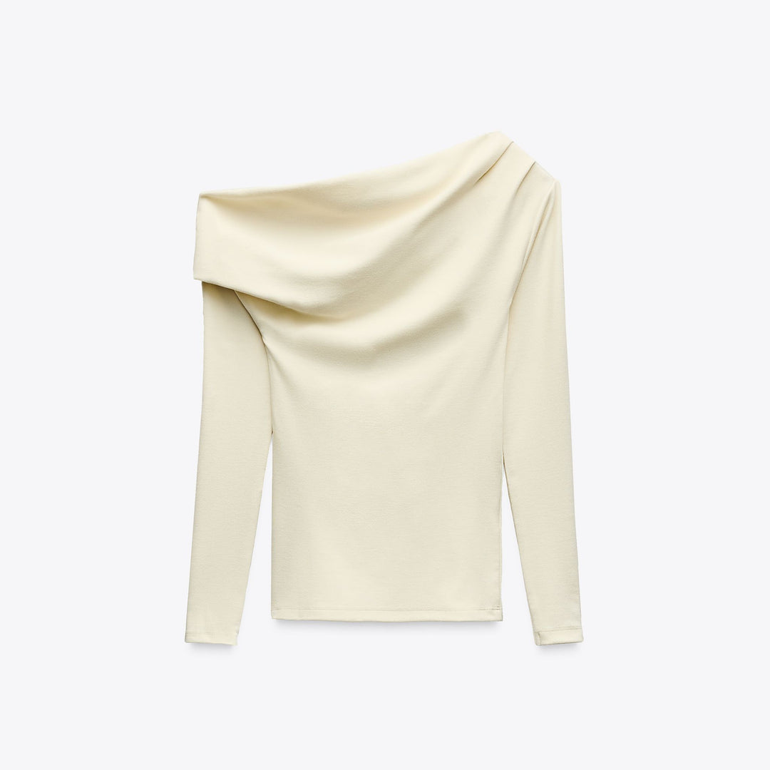 Moudda ZARA - T-Shirt Asymétrique - Soft Interlock - Tunisie 2