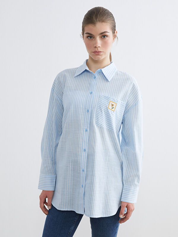 Moudda LC Waikiki - Tunique manches longues en tissu pour Femme - Tunisie 1