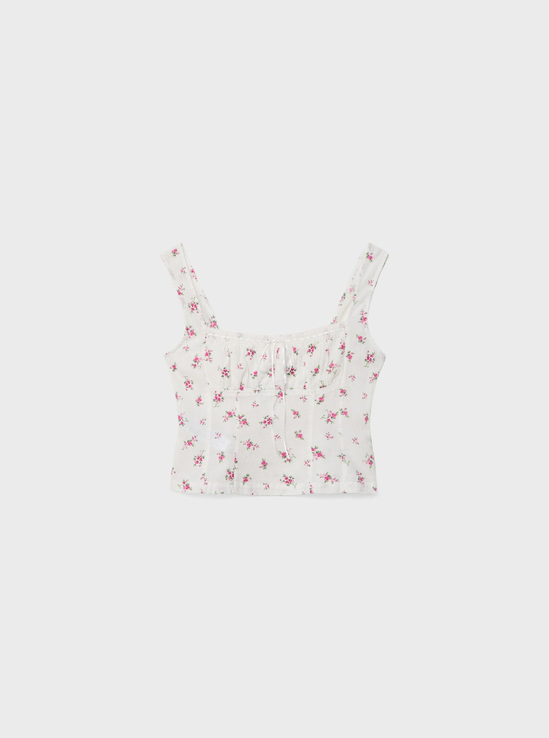 Moudda STRADIVARIUS - Top Rustique à Bretelles avec Dentelle Imprimé - Tunisie 3
