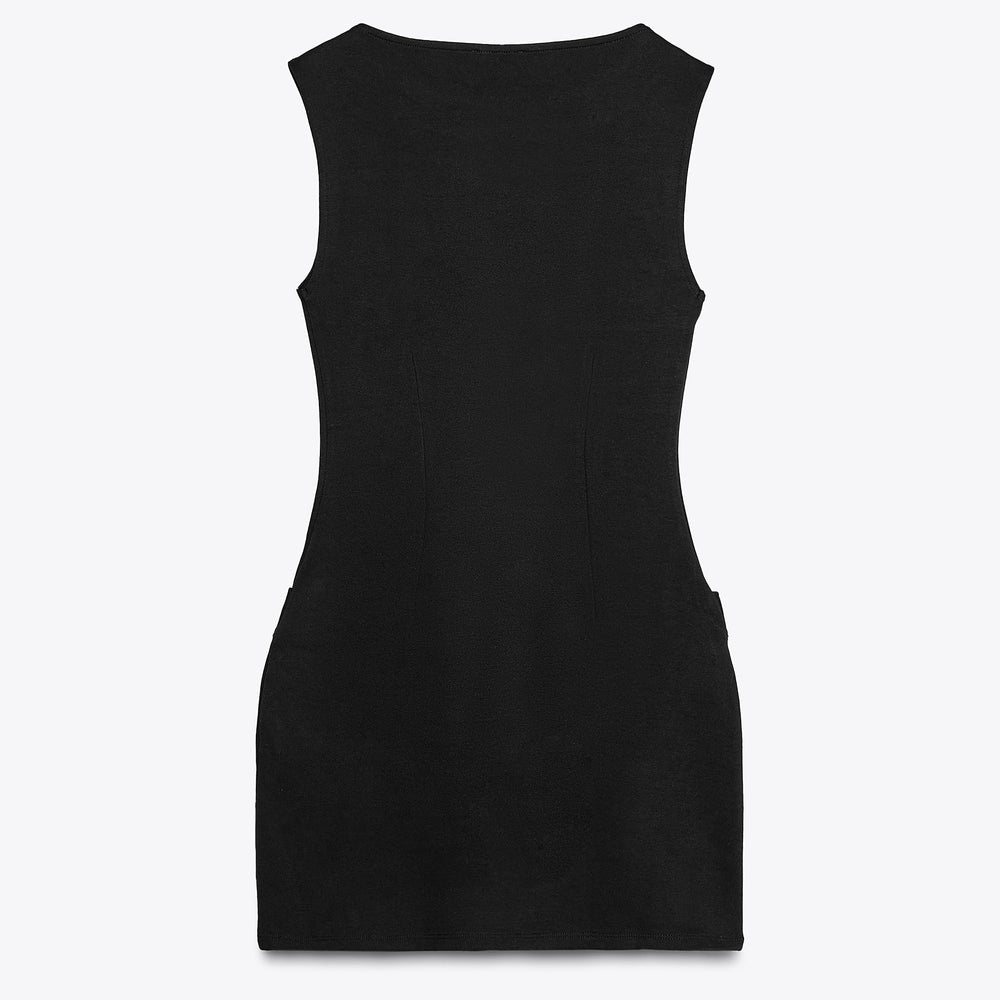 Moudda ZARA - Robe - Manches Courtes, Col Rond & Ceinture - Tunisie 2