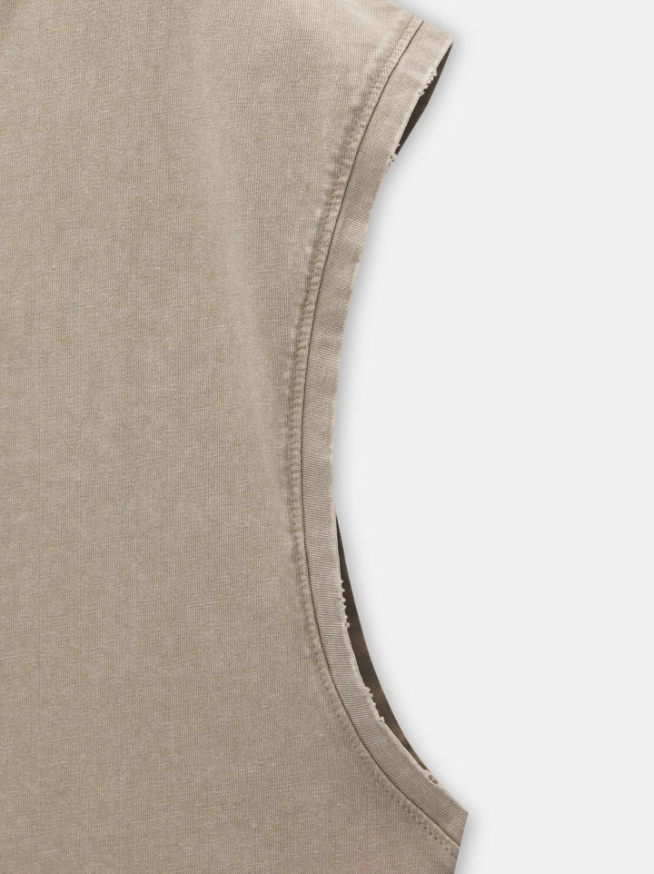 Moudda PULL & BEAR - Débardeur Épaule Tombante Teinture Garment - Tunisie 1