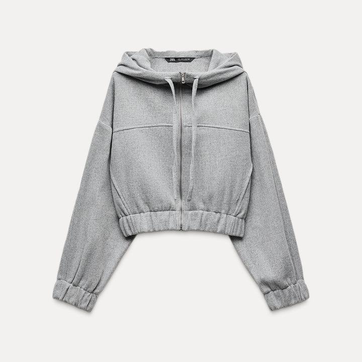 Moudda ZARA - Sweat doux col haut capuche - Tunisie 1