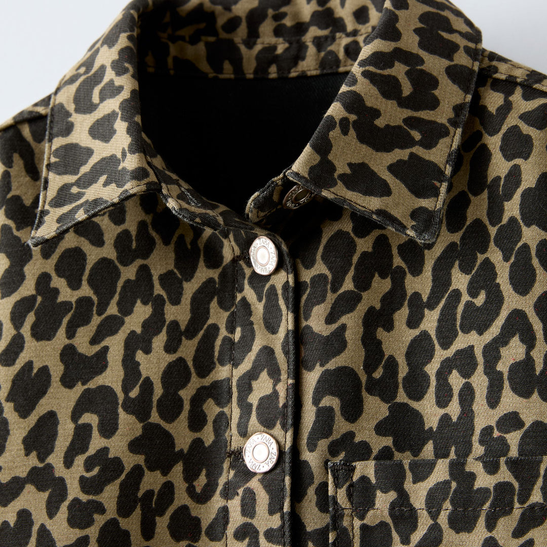 Moudda ZARA - Chemise surchemise imprimé animalier courte - Tunisie 3
