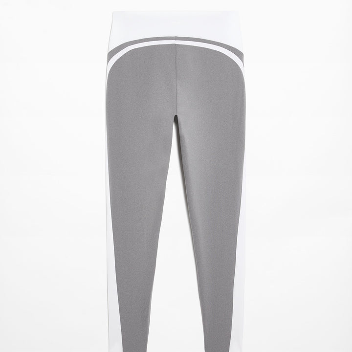 Moudda Oysho - Legging Compressif Taille Haute Color Block Gris Moyen - Tunisie 2