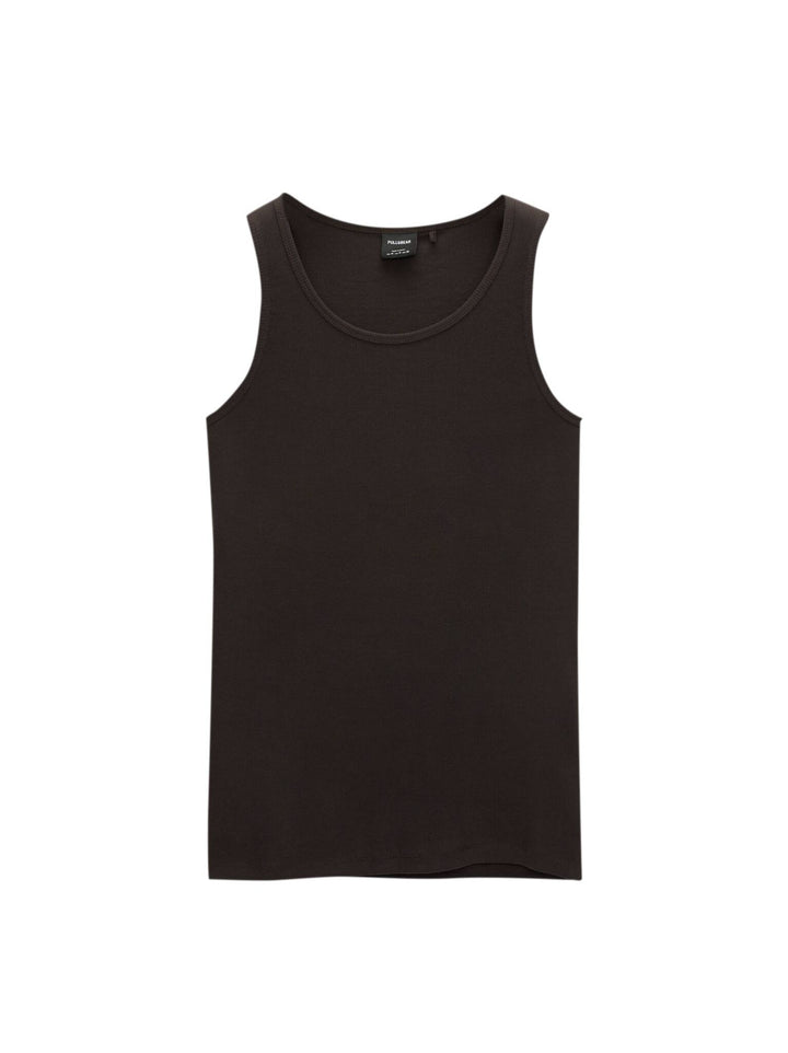 Moudda PULL & BEAR - T-Shirt Bretelles - Côtes Marron & Fiesta - Tunisie 1