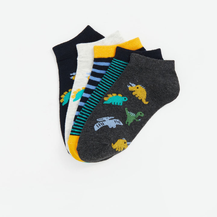 Moudda LC Waikiki - Chaussettes pour sneakers Garçon Fil mélangé teint - Tunisie 2