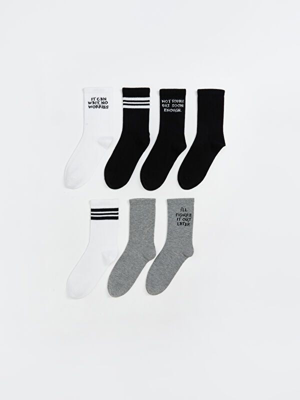 Moudda LC Waikiki - Chaussettes courtes Garçon Fil mélangé teint - Tunisie 2