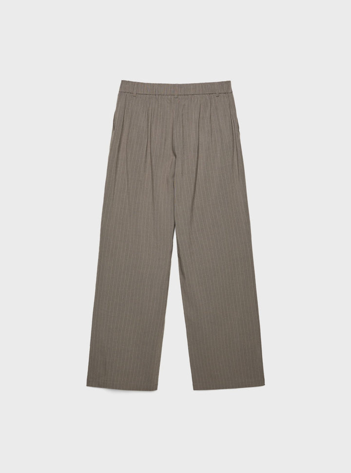 Moudda STRADIVARIUS - Pantalon Large Gris Foncé Longueur Complète - Tunisie 4