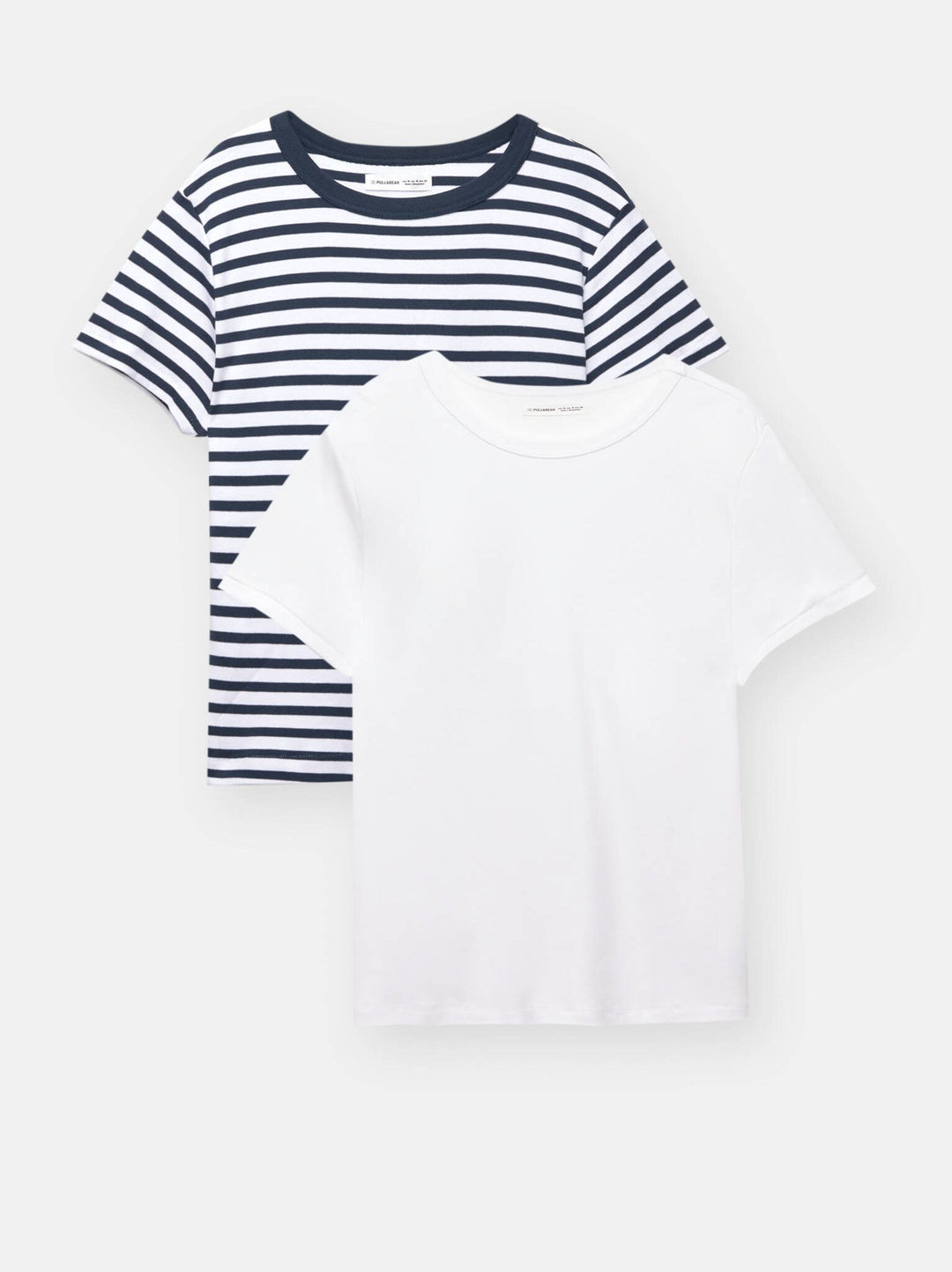 Moudda PULL & BEAR - Pack T-Shirts Basiques - Coton - Tunisie 3