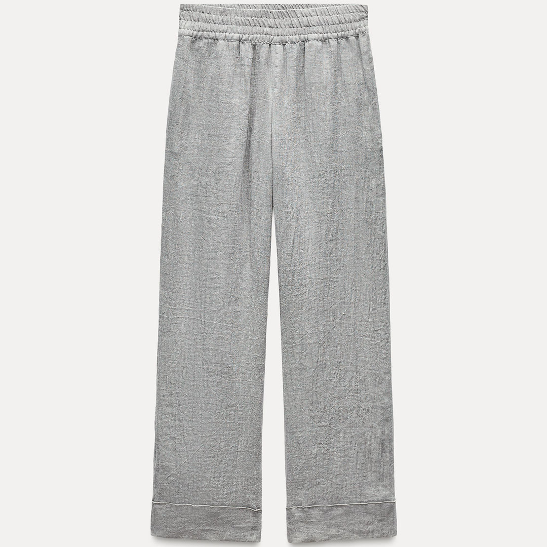 Moudda ZARA - Combinaison 505 pantalon ample élastique 100% lin - Tunisie 1