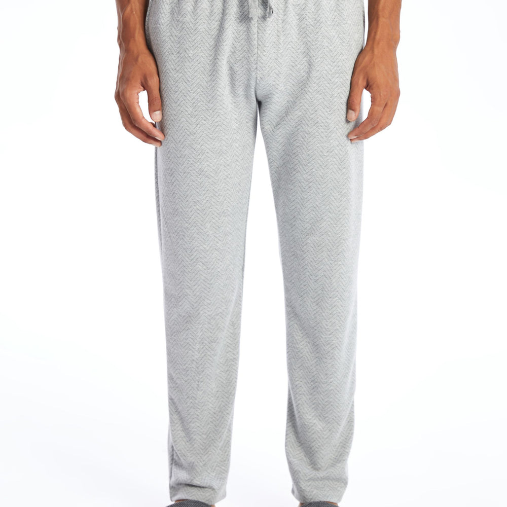 Moudda LC Waikiki - Bas pyjama jersey long Homme Jacquard gris - Tunisie 2