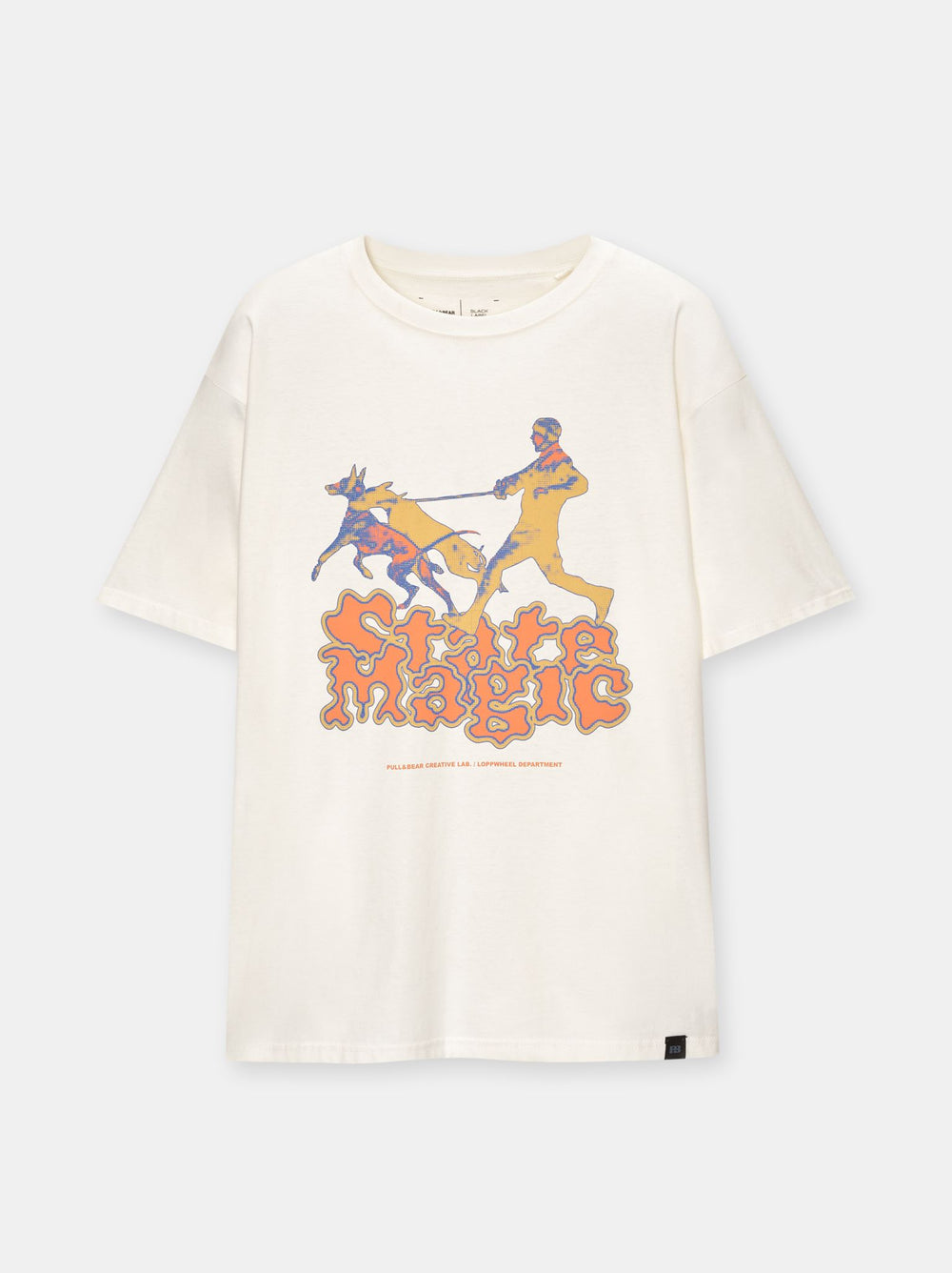 Moudda PULL & BEAR - T-Shirt Demi-Manches Gas Station 01 Relaxed Fit Blanc - Tunisie 2