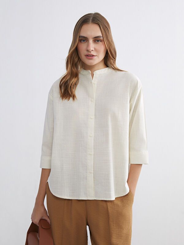 Moudda LC Waikiki - Chemise manches longues en tissu pour Femme - Tunisie 1
