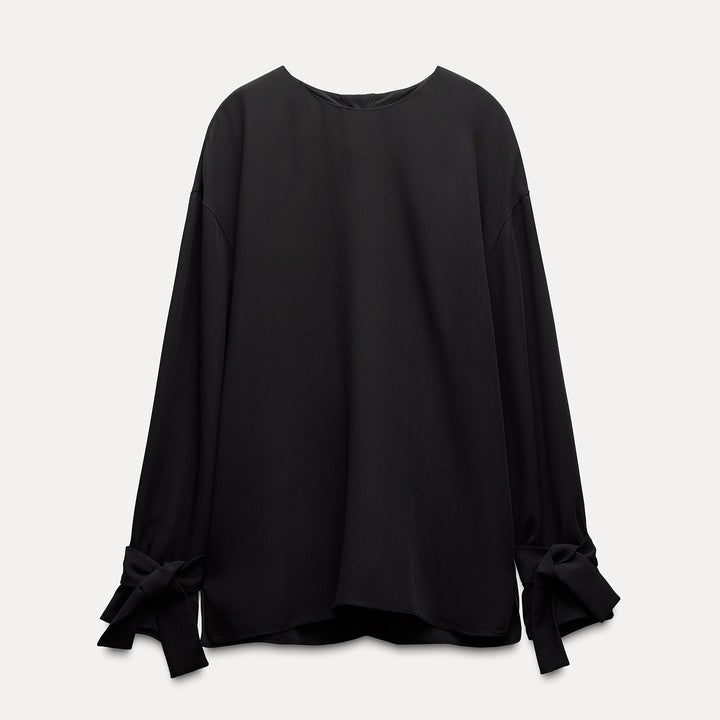 Moudda ZARA - Chemise tencel détail passant poignet et boutons dos - Tunisie 2