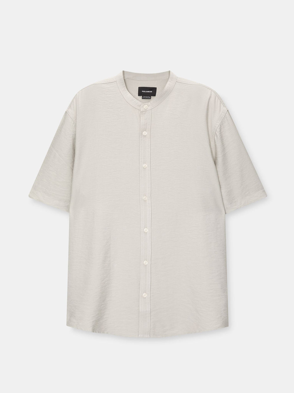 Moudda PULL & BEAR - Chemise Basique Demi-Manches Col Mao - Tunisie 2
