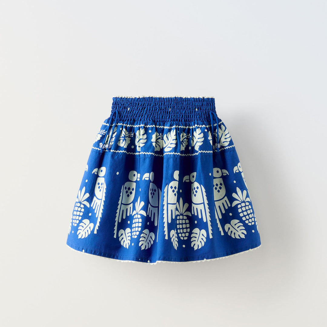 Moudda ZARA - Jupe fille imprimée oiseaux - Tunisie 2