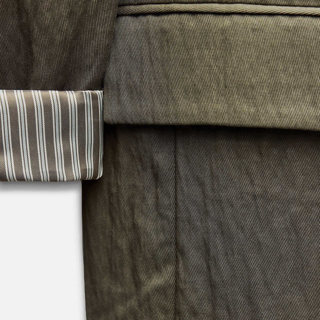 Moudda ZARA - Blazer manches retroussées doublure contrastée - Tunisie 4