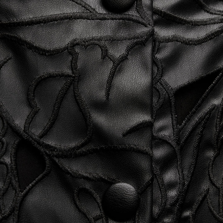 Moudda ZARA - Robe en similicuir gaufrée fleur ligne A - Tunisie 4