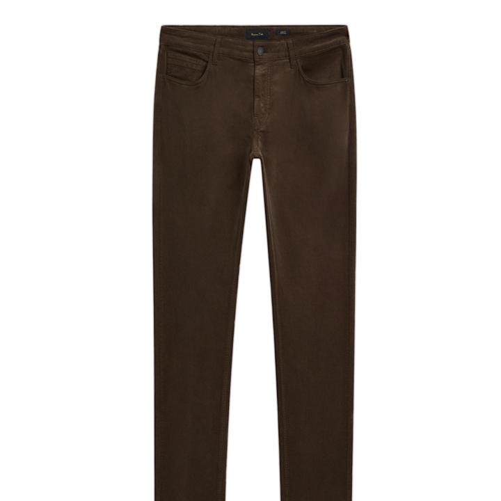 Moudda Massimo Dutti - Pantalon jean velours côtelé diagonal coupe slim - Tunisie 2