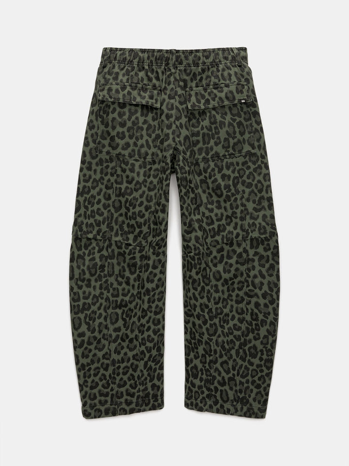 Moudda PULL & BEAR - Pantalon Baggy Léopard Kaki - Tunisie 3