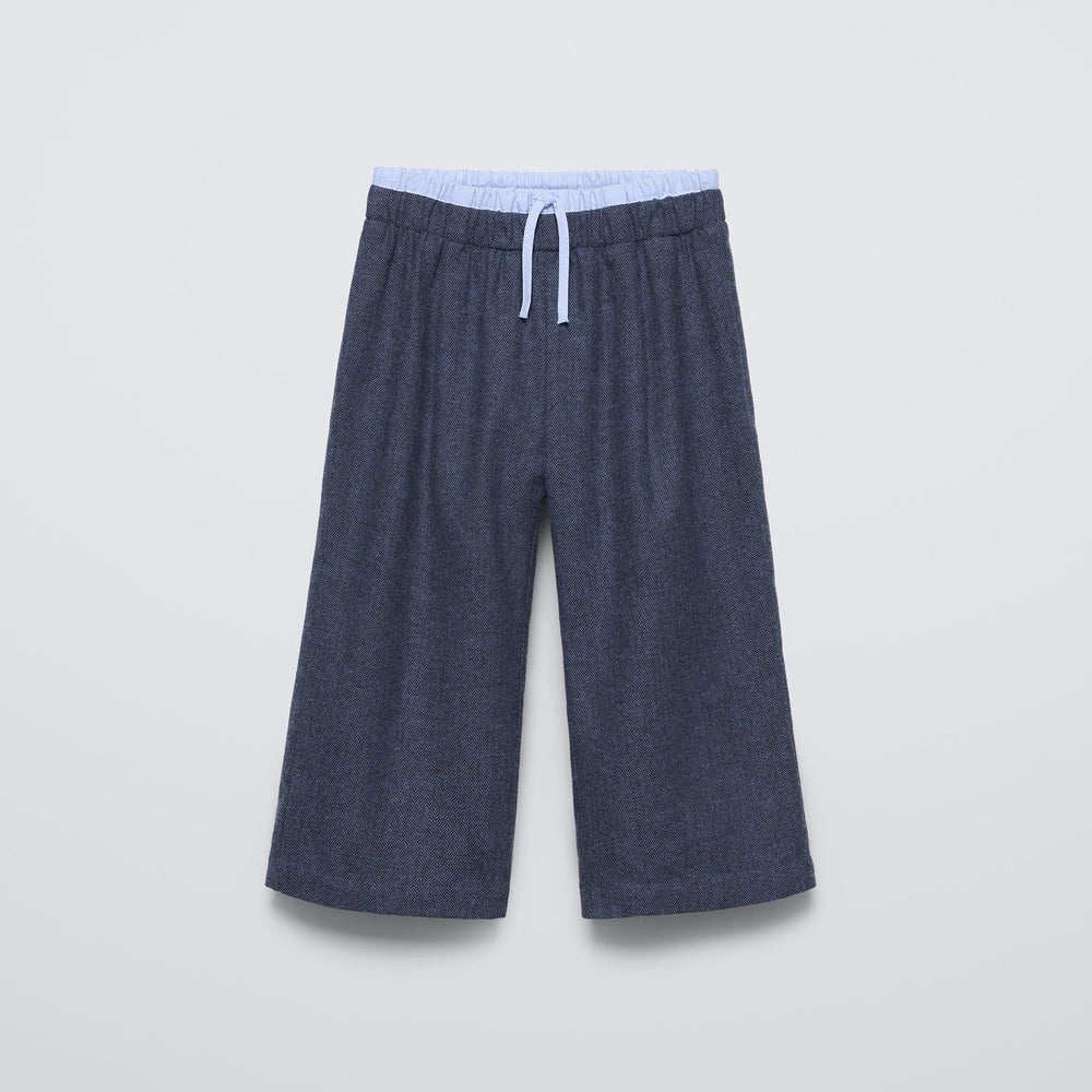 Moudda ZARA - Pantalon enfant combiné, ceinture bleue - Tunisie 2