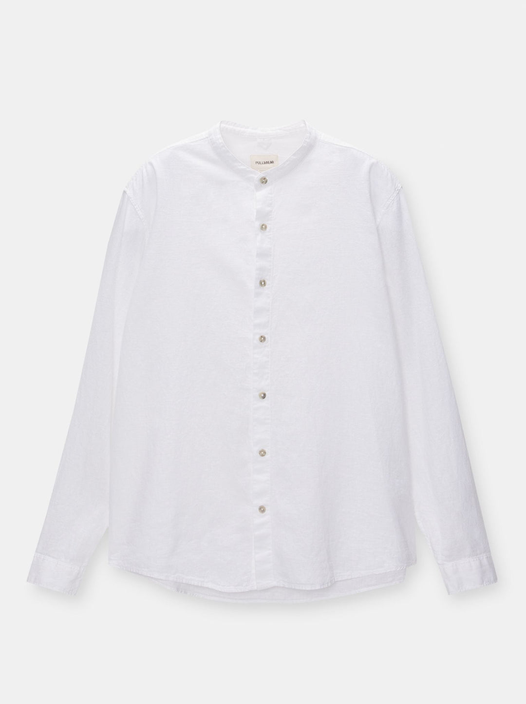 Moudda PULL & BEAR - Chemise Manches Longues Basique Col Mao - Tunisie 4
