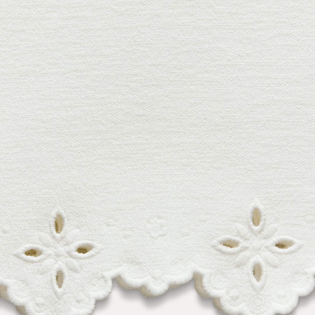 Moudda ZARA - Jupe Midi Maille Stretch Ourlet Brodé - Tunisie 3