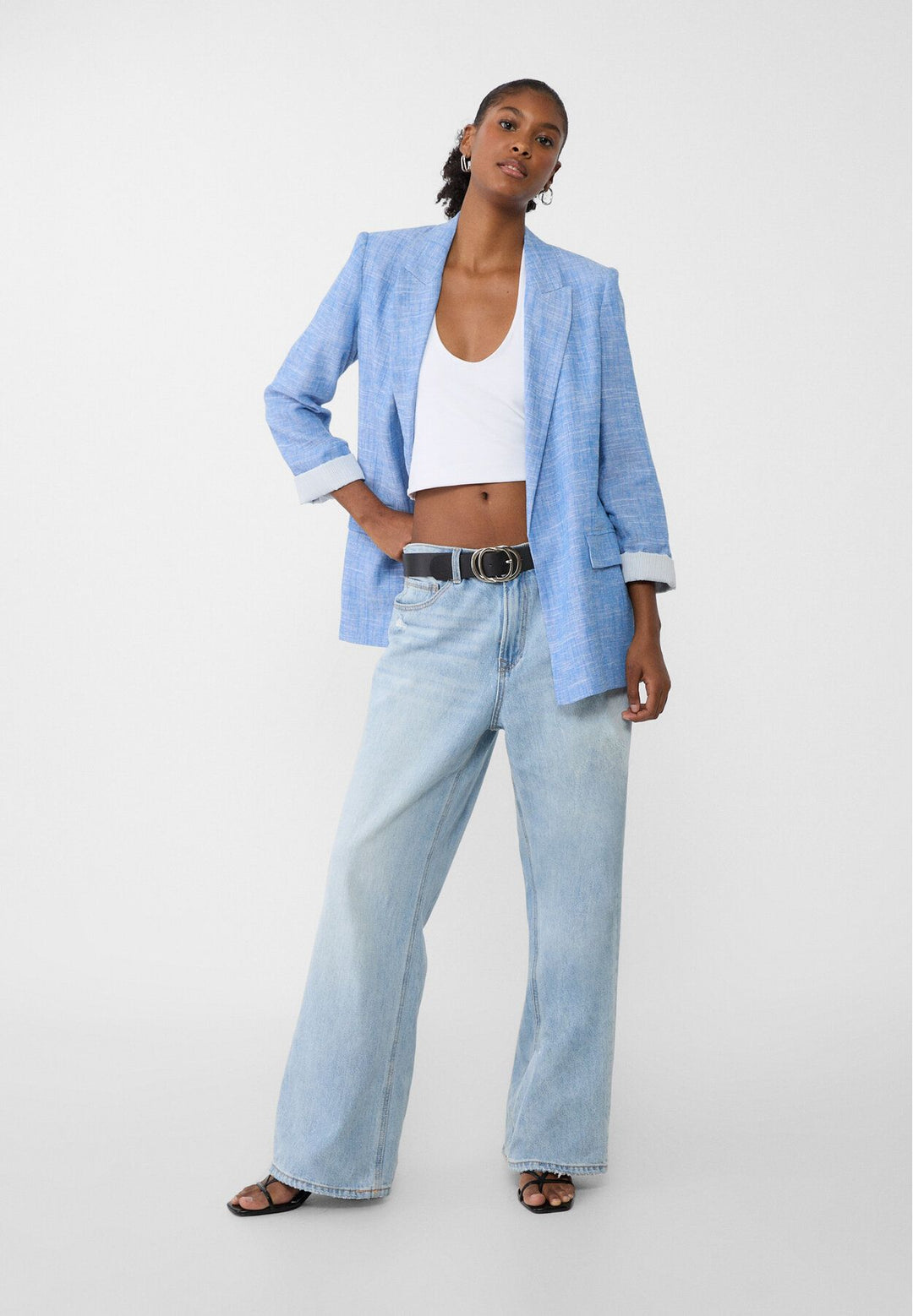 Moudda STRADIVARIUS - Blazer Rustique Doublé - Tunisie 3