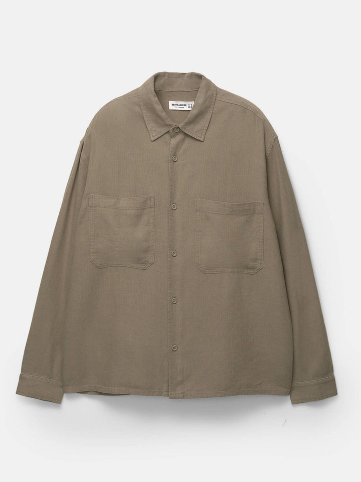 Moudda PULL & BEAR - Chemise Basique - Poche & Lin/Viscose - Tunisie 4