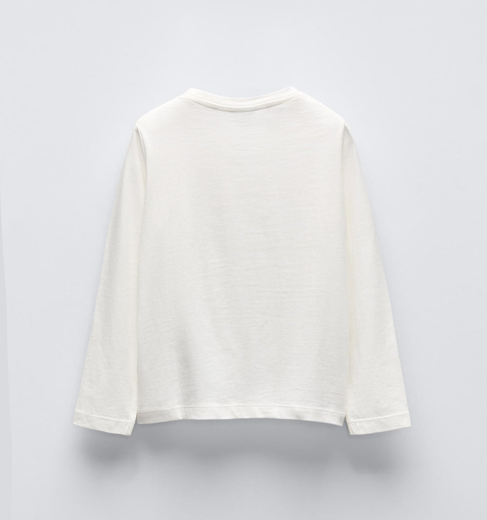 Moudda ZARA - T-Shirt Fille - Manches Longues & Unie - Tunisie 2