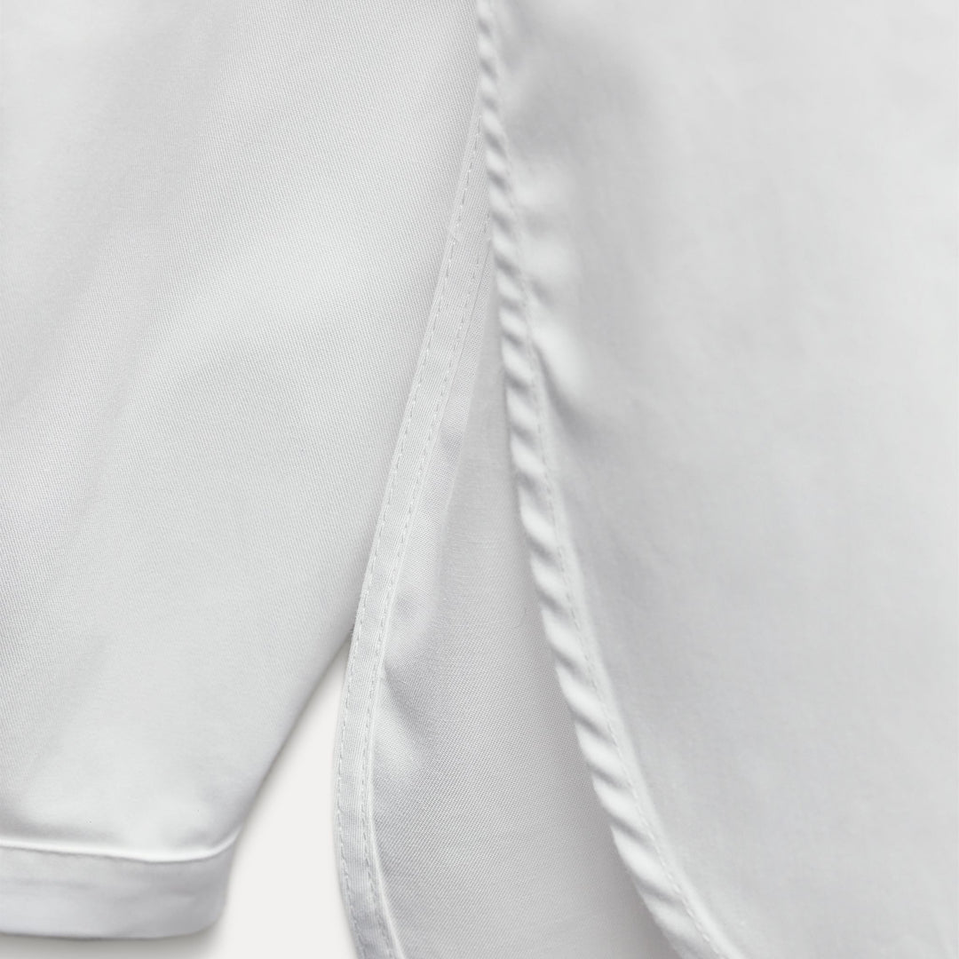 Moudda ZARA - Chemise oversized gabardine ouvertures latérales - Tunisie 4