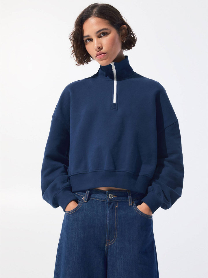 Moudda PULL & BEAR - Sweat - Marine & Col Fermeture - Tunisie 2
