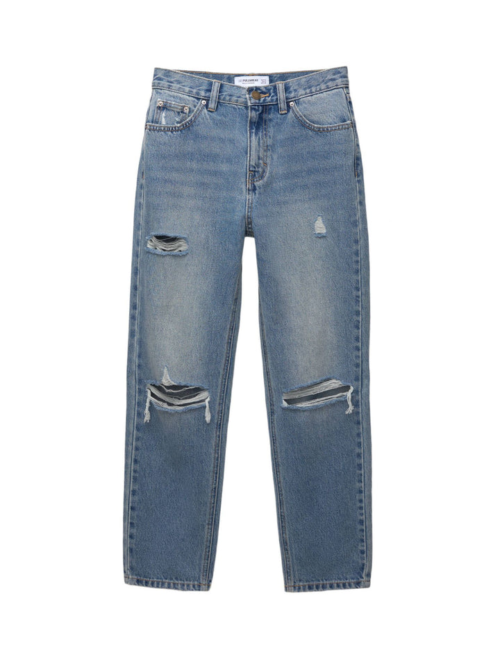 Moudda PULL & BEAR - Pantalon Mom - Effet Déchiré - Tunisie 1