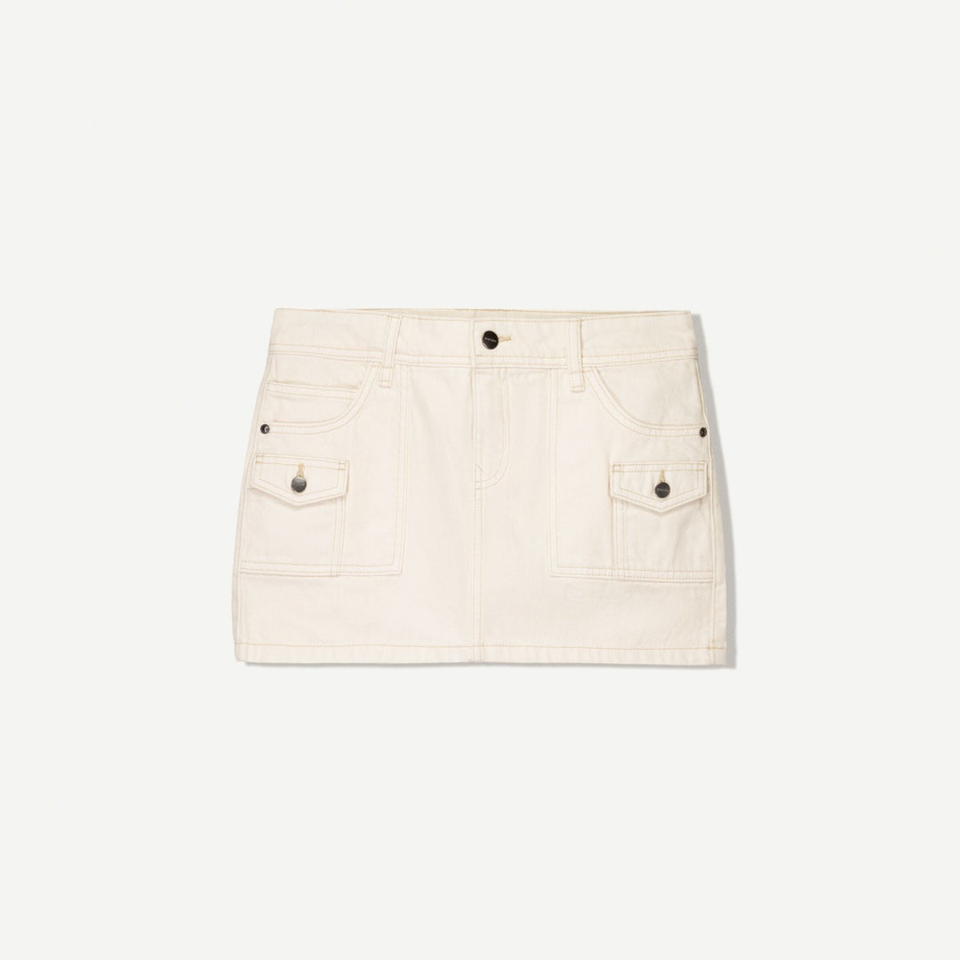 Moudda BERSHKA - Jupe Mini Coton Utility - Poches - Tunisie 1