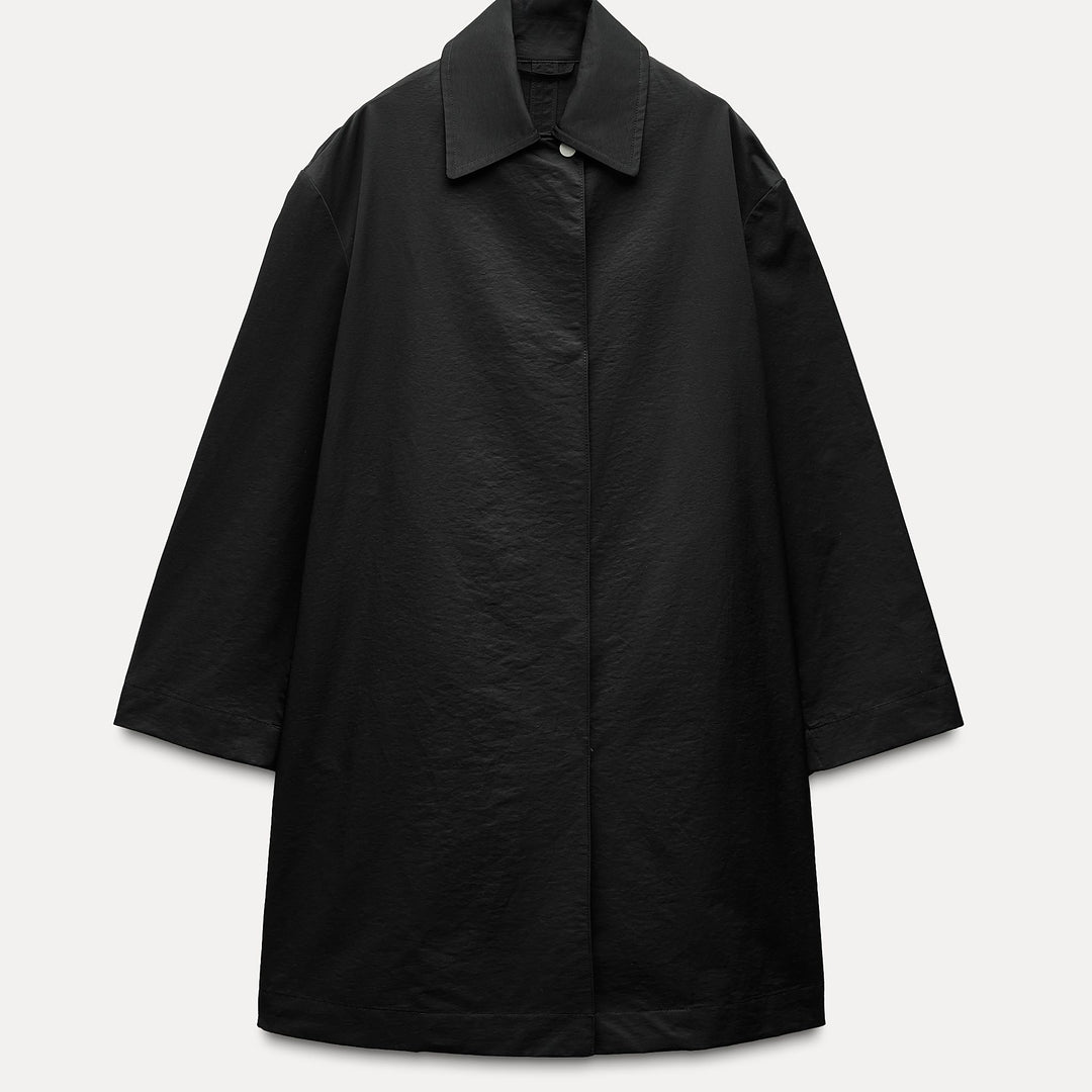 Moudda ZARA - Trench mi-long fermeture éclair nylon - Tunisie 2