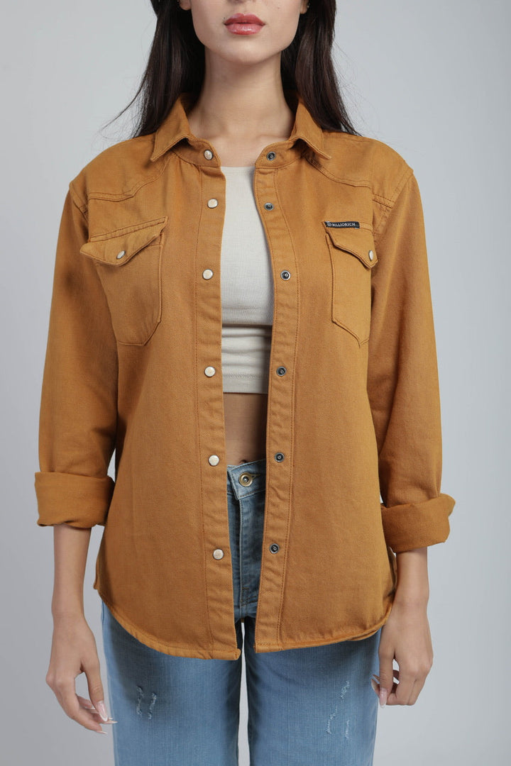 Chemise Veste Relaxed En Jean