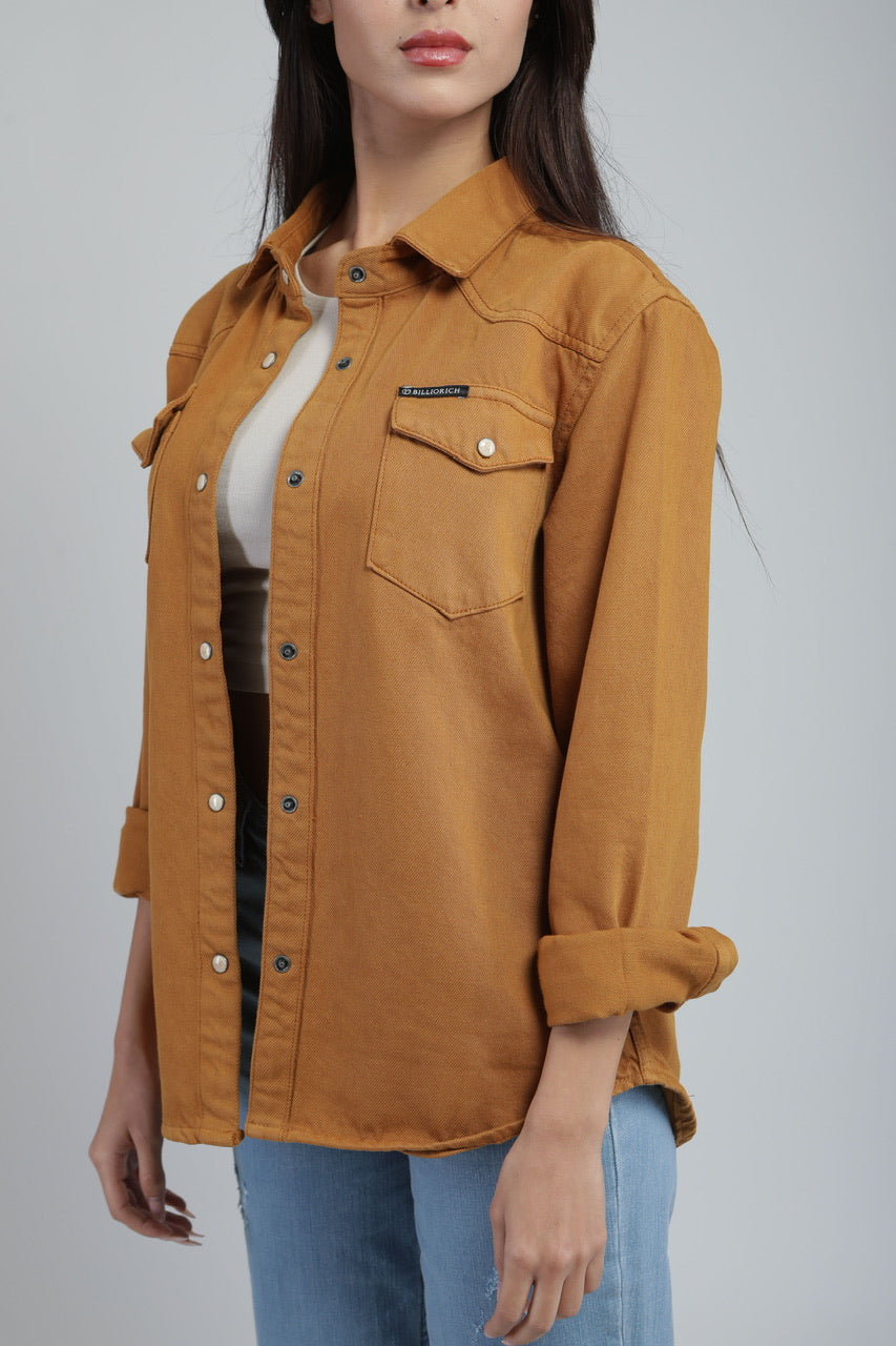 Chemise Veste Relaxed En Jean
